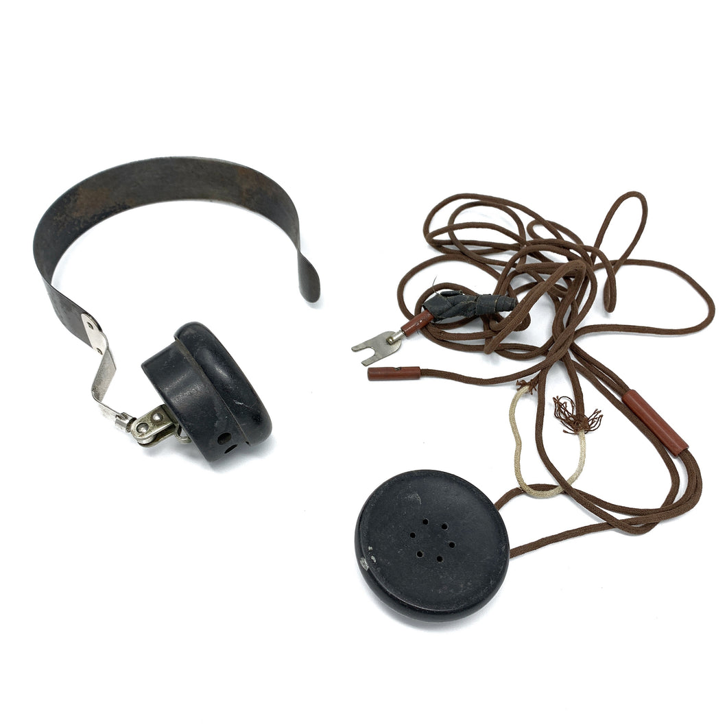 Antique military headset