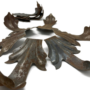 Antique Steel Leaves